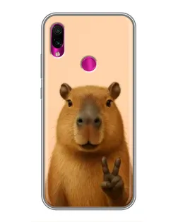Чохол для Xiaomi Redmi Note 7 з картинкою «Капібара вікторія» Чохол для Xiaomi Redmi Note 7 з картинкою «Капібара вікторія»