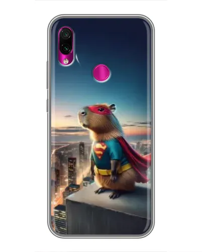 Чохол для Xiaomi Redmi Note 7 з картинкою «Капі-мен супергерой»