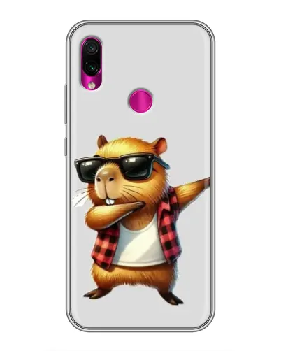 Чохол для Xiaomi Redmi Note 7 з картинкою «Капібара репер даб»