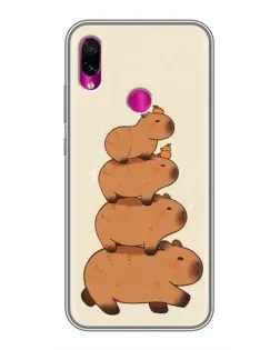 Чохол для Xiaomi Redmi Note 7 з картинкою «Вежа з капібар» Чохол для Xiaomi Redmi Note 7 з картинкою «Вежа з капібар»