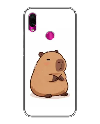 Чохол для Xiaomi Redmi Note 7 з картинкою «Товстенька капібара»