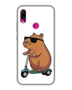 Чохол для Xiaomi Redmi Note 7 з картинкою «Капібара на самокаті» Чохол для Xiaomi Redmi Note 7 з картинкою «Капібара на самокаті»