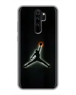 Чехол для Xiaomi Redmi Note 8 Pro с картинкой «Jordan Gradient Logo»