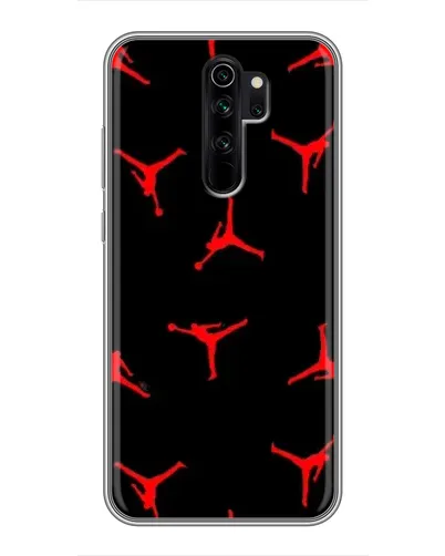 Чехол для Xiaomi Redmi Note 8 Pro с картинкой «Jordan Red Pattern» Чехол для Xiaomi Redmi Note 8 Pro с картинкой «Jordan Red Pattern»