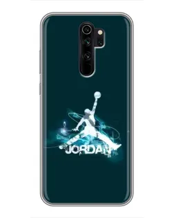 Чехол для Xiaomi Redmi Note 8 Pro с картинкой «Jordan Blue Fire» Чехол для Xiaomi Redmi Note 8 Pro с картинкой «Jordan Blue Fire»