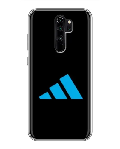 Чехол для Xiaomi Redmi Note 8 Pro с картинкой «Adidas Cyan Logo»