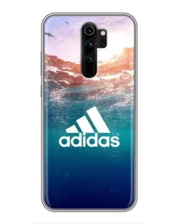 Чехол для Xiaomi Redmi Note 8 Pro с картинкой «Океанская глубина адидас»