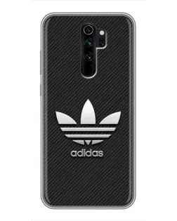 Чехол для Xiaomi Redmi Note 8 Pro с картинкой «Adidas Карбоновая текстура»