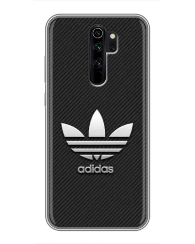 Чехол для Xiaomi Redmi Note 8 Pro с картинкой «Adidas Карбоновая текстура»