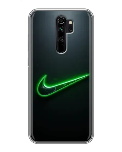 Чехол для Xiaomi Redmi Note 8 Pro с картинкой «Неоновый контур Nike» Чехол для Xiaomi Redmi Note 8 Pro с картинкой «Неоновый контур Nike»