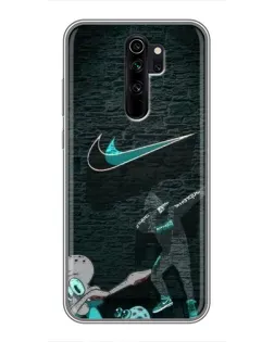Чехол для Xiaomi Redmi Note 8 Pro с картинкой «Спортивный арт Nike»