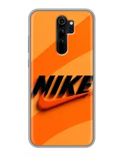 Чехол для Xiaomi Redmi Note 8 Pro с картинкой «Оранжевый драйв Nike»