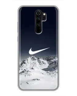 Чехол для Xiaomi Redmi Note 8 Pro с картинкой «Nike — зимние горы» Чехол для Xiaomi Redmi Note 8 Pro с картинкой «Nike — зимние горы»