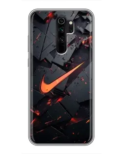 Чехол для Xiaomi Redmi Note 8 Pro с картинкой «Nike — эффект разломов» Чехол для Xiaomi Redmi Note 8 Pro с картинкой «Nike — эффект разломов»