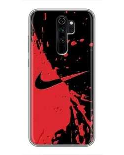 Чехол для Xiaomi Redmi Note 8 Pro с картинкой «Красные брызги Nike» Чехол для Xiaomi Redmi Note 8 Pro с картинкой «Красные брызги Nike»