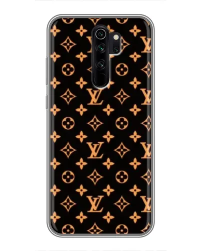 Чехол для Xiaomi Redmi Note 8 Pro с картинкой «Золотая монограмма LV»