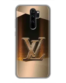 Чехол для Xiaomi Redmi Note 8 Pro с картинкой «LV — золотое сияние»