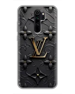 Чехол для Xiaomi Redmi Note 8 Pro с картинкой «Кожаная текстура LV»