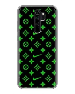 Чехол для Xiaomi Redmi Note 8 Pro с картинкой «Неоновый принт LV»