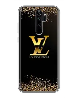 Чехол для Xiaomi Redmi Note 8 Pro с картинкой «LV — золотые искры»
