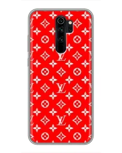 Чехол для Xiaomi Redmi Note 8 Pro с картинкой «Яркий паттерн LV»