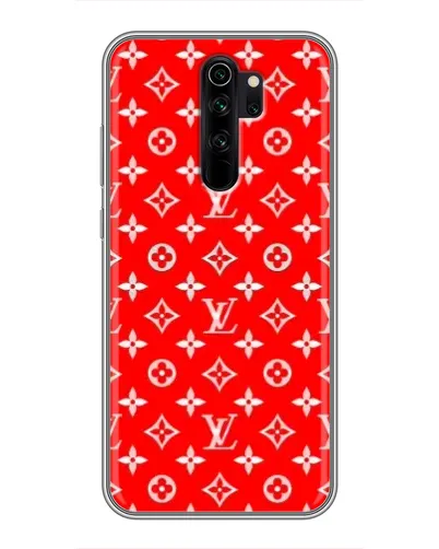Чехол для Xiaomi Redmi Note 8 Pro с картинкой «Яркий паттерн LV»