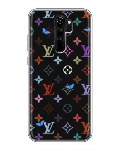 Чехол для Xiaomi Redmi Note 8 Pro с картинкой «Цветная монограмма LV»