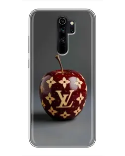 Чехол для Xiaomi Redmi Note 8 Pro с картинкой «Красное яблоко LV»