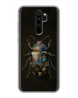 Чехол для Xiaomi Redmi Note 8 Pro с картинкой «LV — мраморный принт»