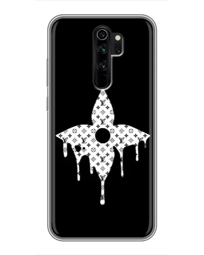 Чехол для Xiaomi Redmi Note 8 Pro с картинкой «Цветочная монограмма»