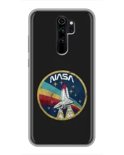 Чехол для Xiaomi Redmi Note 8 Pro с картинкой «NASA — эмблема миссии»