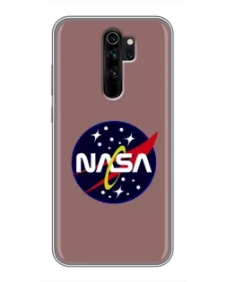 Чехол для Xiaomi Redmi Note 8 Pro с картинкой «NASA — ретро космос»