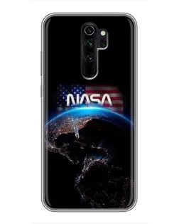 Чехол для Xiaomi Redmi Note 8 Pro с картинкой «Земля из космоса NASA»