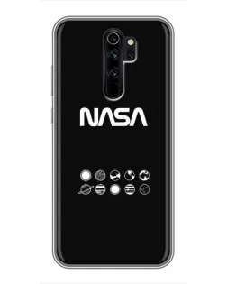Чехол для Xiaomi Redmi Note 8 Pro с картинкой «NASA — технический принт»