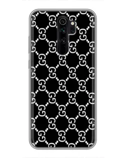 Чехол для Xiaomi Redmi Note 8 Pro с картинкой «Gucci — сетчатый паттерн»