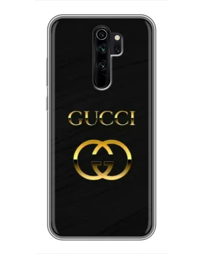 Чехол для Xiaomi Redmi Note 8 Pro с картинкой «Золотой логотип Gucci»