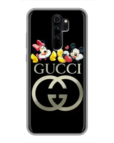Чехол для Xiaomi Redmi Note 8 Pro с картинкой «Gucci — герои Disney»