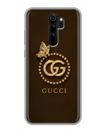 Чехол для Xiaomi Redmi Note 8 Pro с картинкой «Gucci — золотая бабочка»
