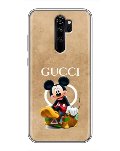 Чехол для Xiaomi Redmi Note 8 Pro с картинкой «Микки Маус Gucci — крафт»