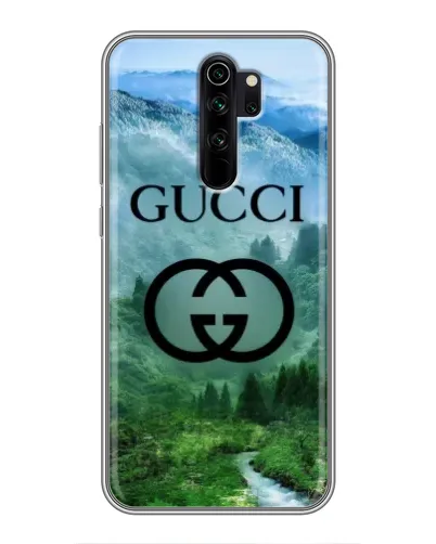 Чехол для Xiaomi Redmi Note 8 Pro с картинкой «Gucci — горный пейзаж»