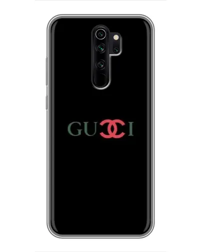 Чехол для Xiaomi Redmi Note 8 Pro с картинкой «Gucci — красный градиент»