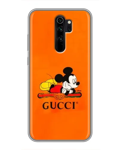 Чехол для Xiaomi Redmi Note 8 Pro с картинкой «Микки Маус Gucci — оранж» Чехол для Xiaomi Redmi Note 8 Pro с картинкой «Микки Маус Gucci — оранж»