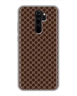 Чохол для Xiaomi Redmi Note 8 Pro з картинкою «Gucci — шоколадна сітка» Чохол для Xiaomi Redmi Note 8 Pro з картинкою «Gucci — шоколадна сітка»