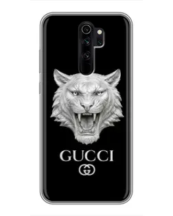 Чохол для Xiaomi Redmi Note 8 Pro з картинкою «Gucci — срібний лев» Чохол для Xiaomi Redmi Note 8 Pro з картинкою «Gucci — срібний лев»