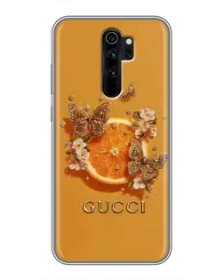 Чохол для Xiaomi Redmi Note 8 Pro з картинкою «Gucci — золоті метелики» Чохол для Xiaomi Redmi Note 8 Pro з картинкою «Gucci — золоті метелики»