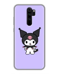 Чехол для Xiaomi Redmi Note 8 Pro с картинкой «Kuromi — нежный фиолетовый»