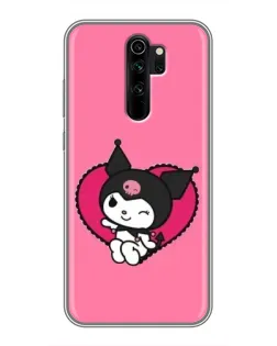 Чехол для Xiaomi Redmi Note 8 Pro с картинкой «Kuromi — любовь в сердце»