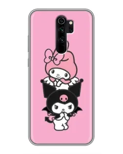 Чехол для Xiaomi Redmi Note 8 Pro с картинкой «My Melody и Kuromi»