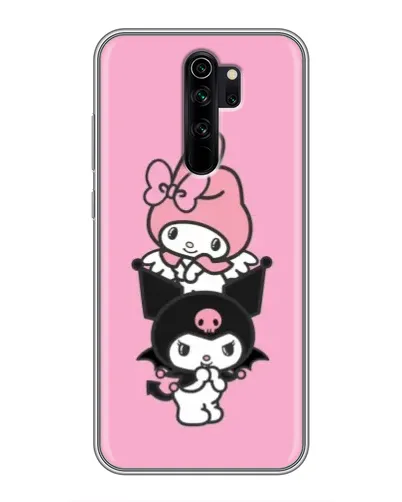 Чехол для Xiaomi Redmi Note 8 Pro с картинкой «My Melody и Kuromi» Чехол для Xiaomi Redmi Note 8 Pro с картинкой «My Melody и Kuromi»