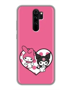 Чехол для Xiaomi Redmi Note 8 Pro с картинкой «Kuromi и My Melody»